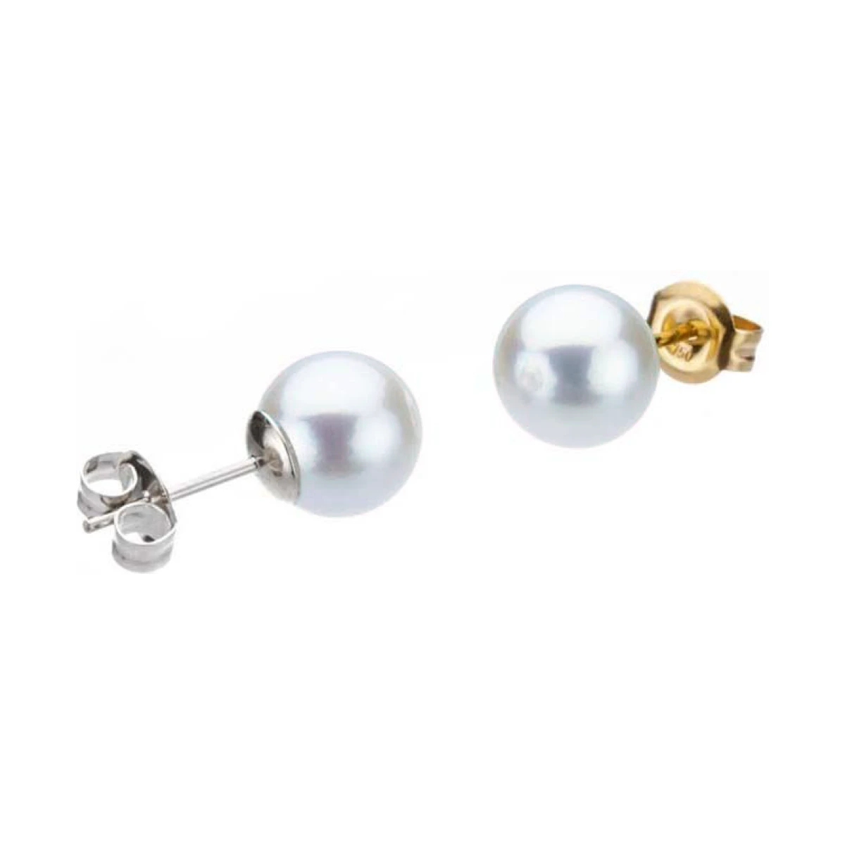  Black Akoya Stud Earrings  |  8.5-9.0 mm