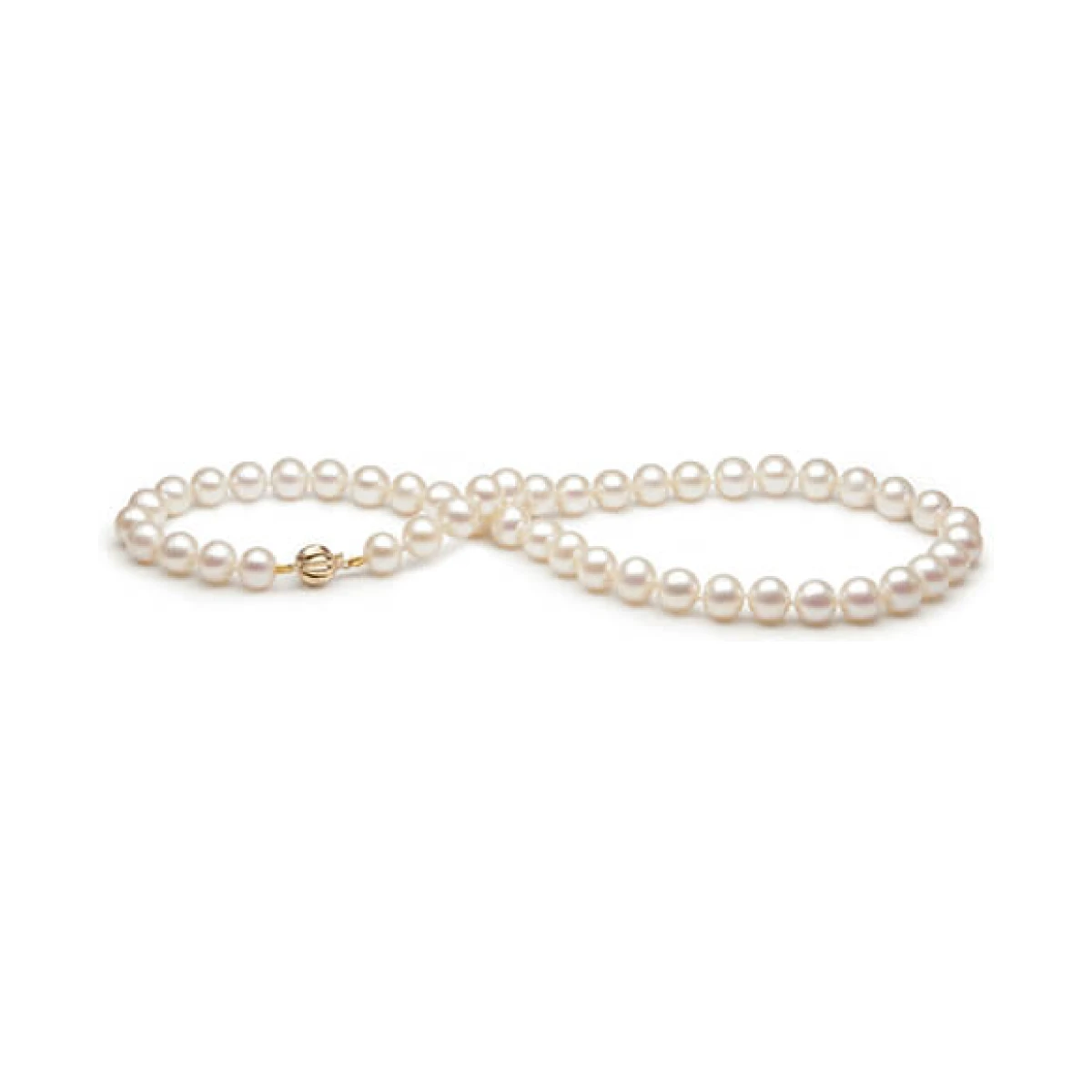 Freshwater White Pearl Necklace | AA Grade | 5mm