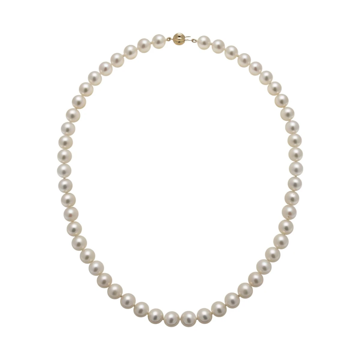 Freshwater White Pearl Necklace | AAA Grade | 8mm