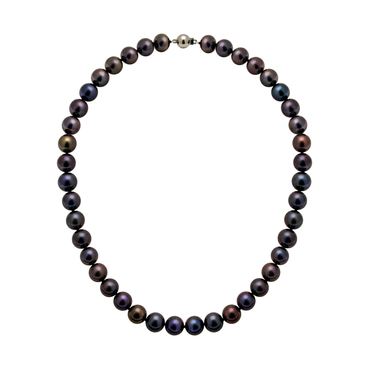 Black Freshwater Pearl Necklace | Grade AAA | 10mm