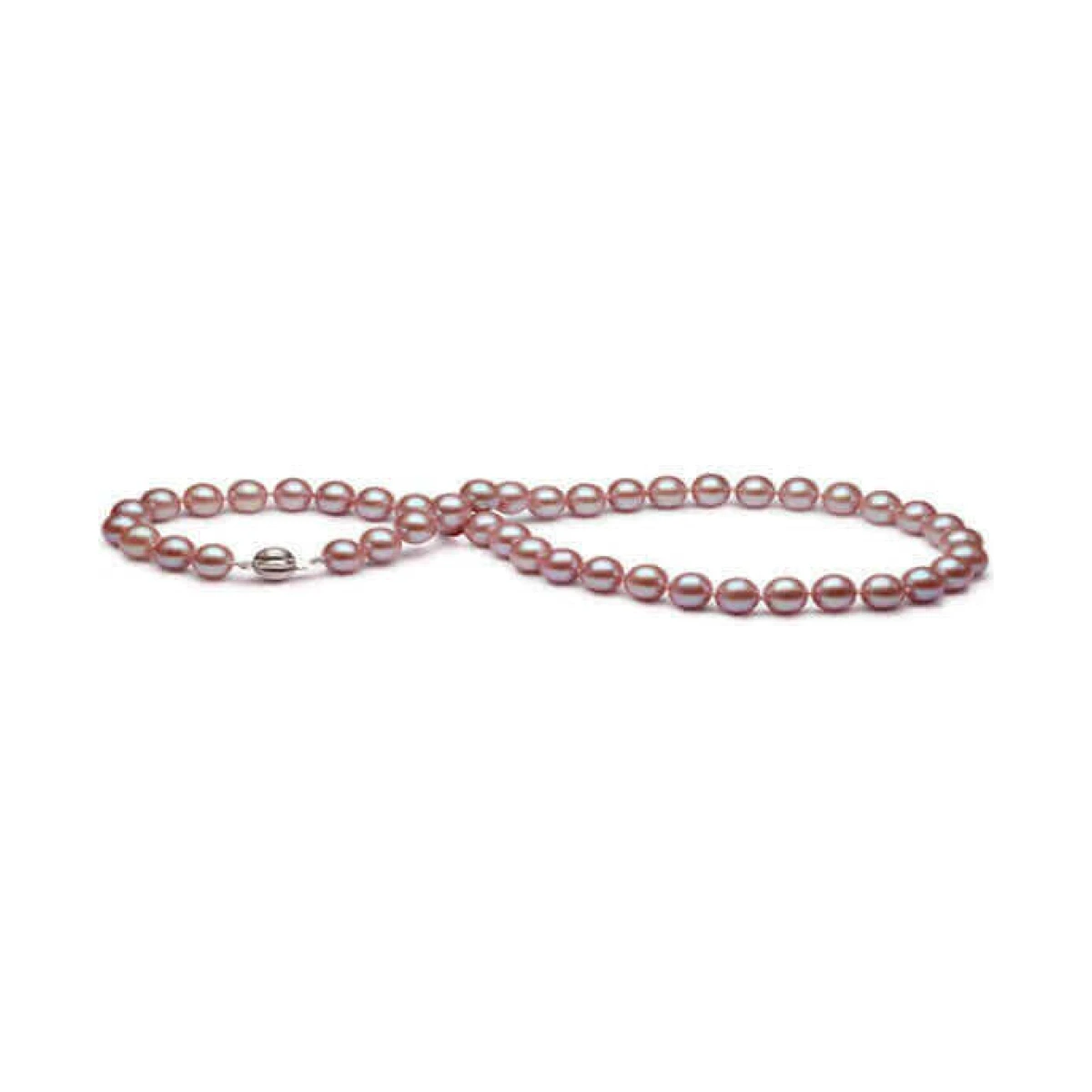 Pink Freshwater Pearl Necklace | AA Grade | 6 mm