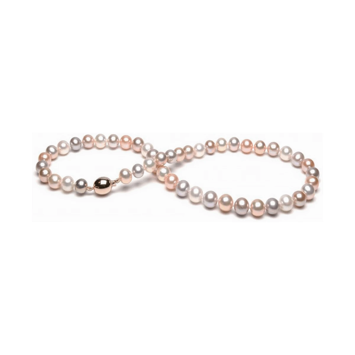 Freshwater Multicoloured Pearl Necklace | AA Grade | 7mm